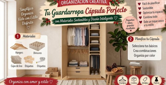 Cómo hacer un armario de madera organizado paso a paso Armario de madera organizado con estantes, cajones y barras para ropa