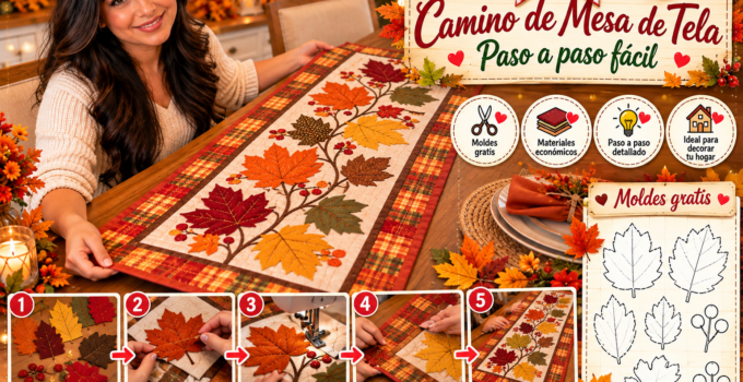 Cómo hacer un hermoso camino de mesa otoñal con hojas de tela c3fc2986-29d7-4511-af77-ed7670cb4097