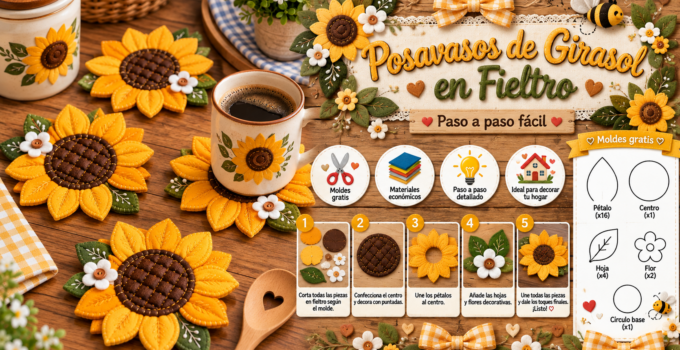 Cómo hacer posavasos de girasol en fieltro paso a paso 1ad8fc8a-a44e-4c99-aebf-6686f4ae9cda