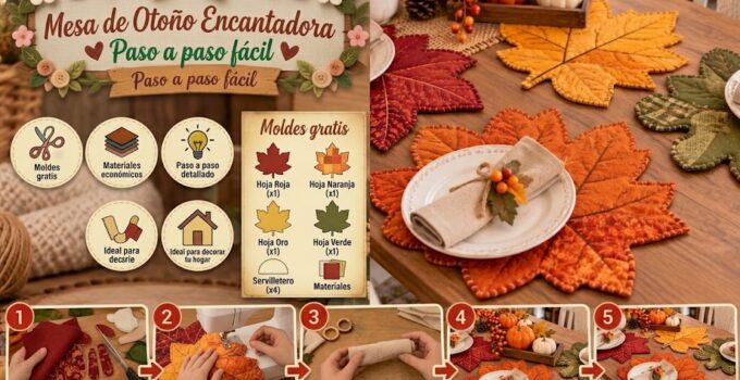 Cómo hacer individuales de tela con forma de hojas de otoño 🍁 5612448b-96ad-46eb-a378-23ef53e40162