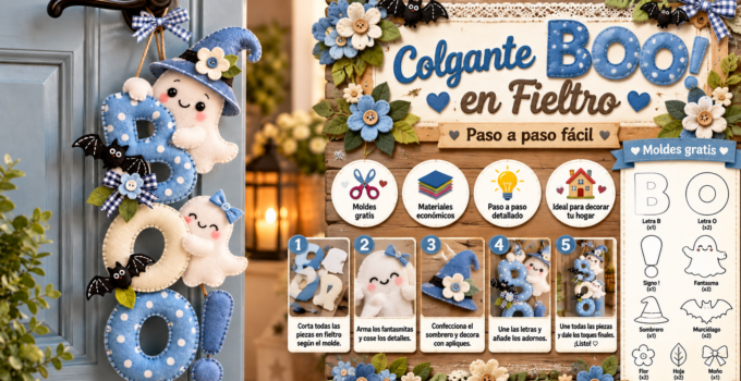 Cómo hacer un adorno BOO de Halloween en fieltro para puerta 68dbfa45-f2b1-440d-ba33-0cadda639f46