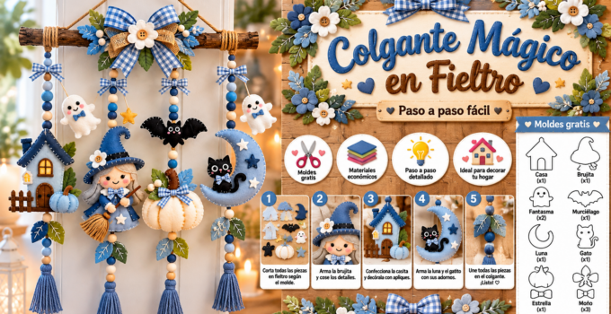 Cómo hacer un móvil decorativo de Halloween en fieltro 84870353-6055-4414-8f35-a9e843a134fa